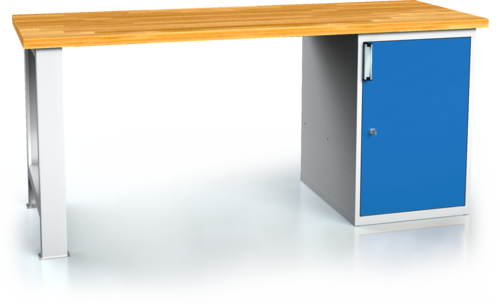 Pracovní stůl alcera PROFI - deska - noha - kontejner 880 x 2000 x 700